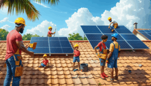 À Porto Rico, une initiative locale pour l’énergie solaire face aux coupures de courant répétées