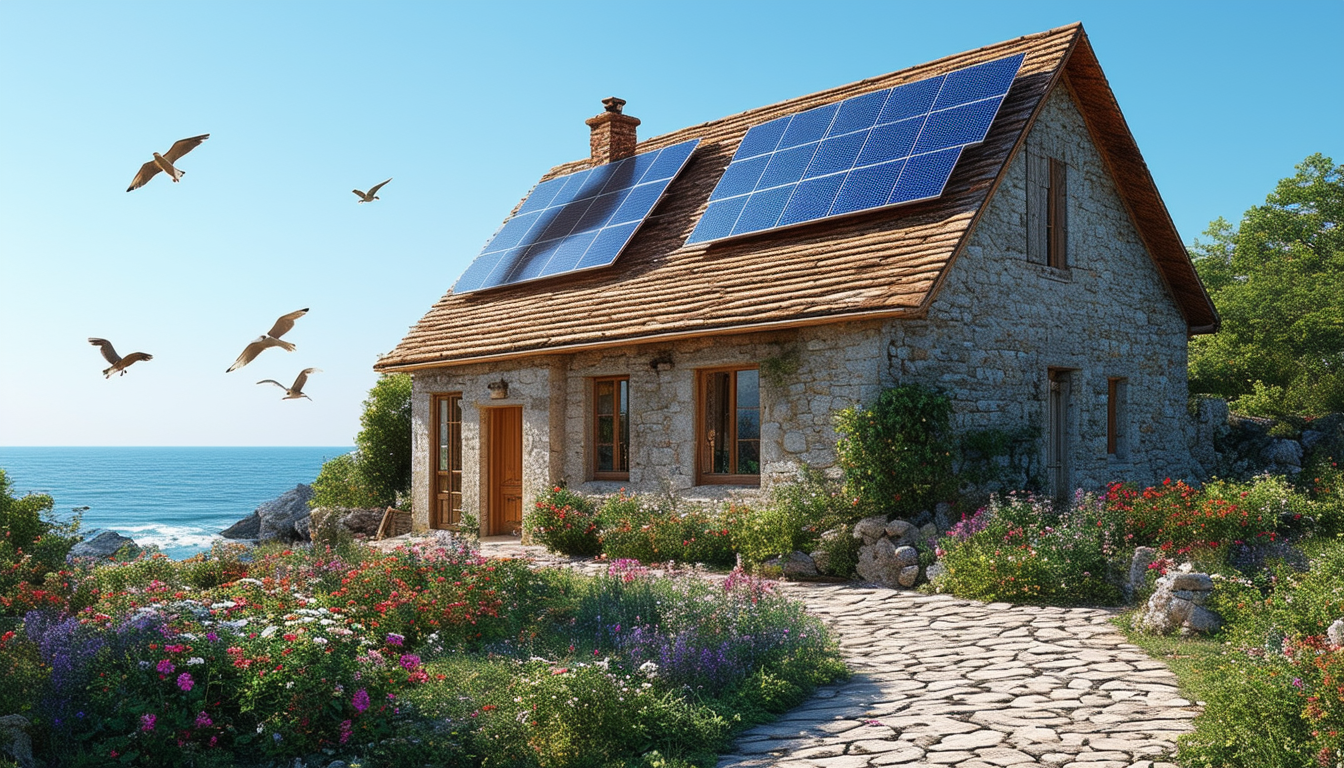 découvrez comment la maison kénanaise, située à saint-quay-perros, intègre une centrale solaire sur son toit pour promouvoir l'énergie renouvelable et réduire son empreinte carbone. une initiative écologique au service de la communauté!