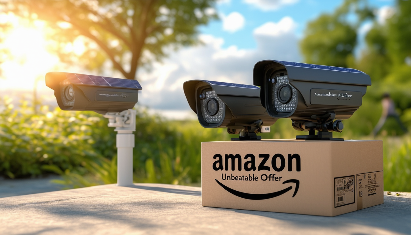 découvrez l'offre incroyable d'amazon : un pack économique comprenant deux caméras extérieures 2k fonctionnant grâce à des panneaux solaires. ne manquez pas cette opportunité de sécuriser votre maison tout en réalisant des économies.