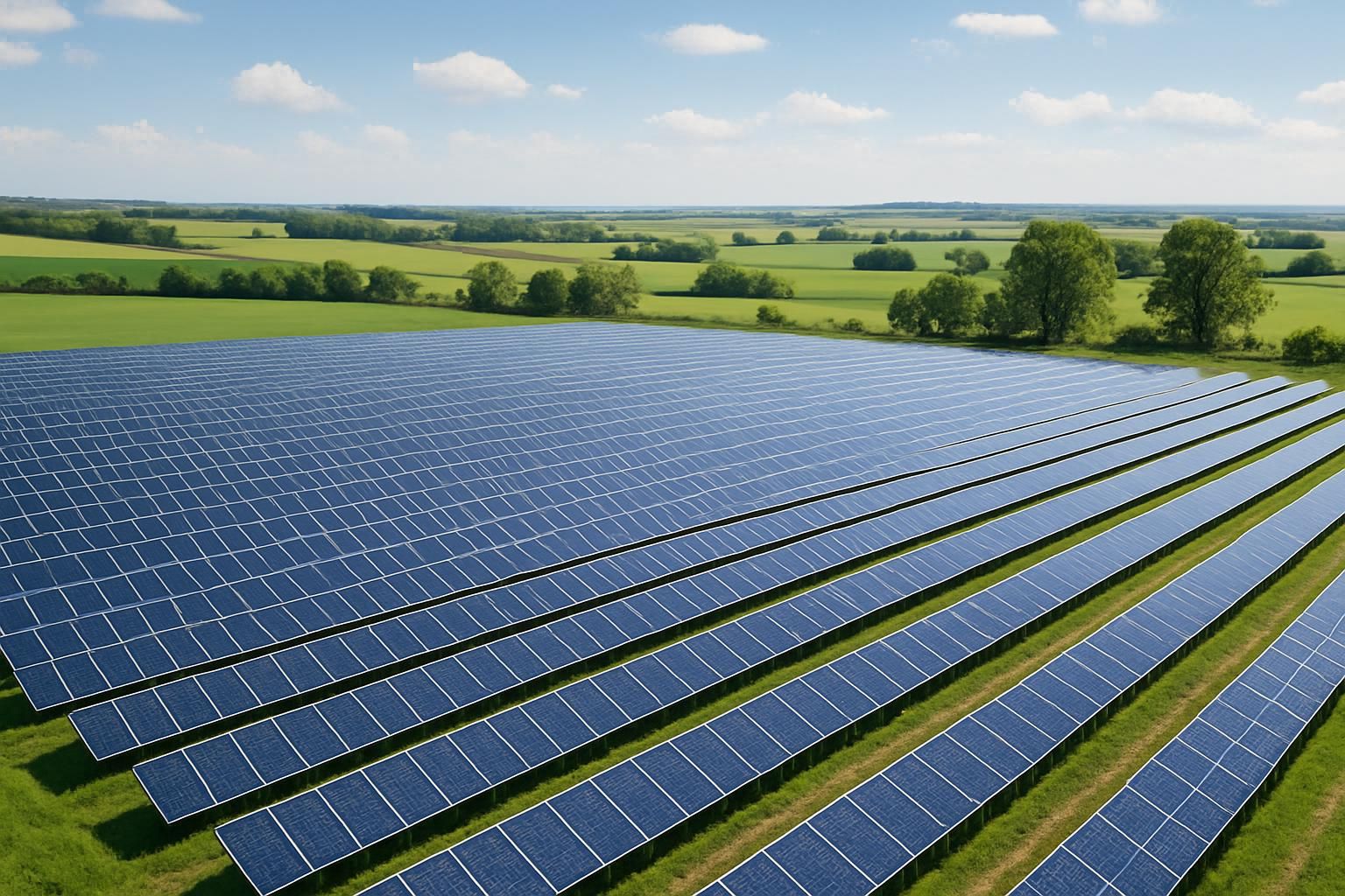 découvrez le lancement du parc solaire géant à amigny-rouy dans l’aisne, équipé de 12 000 panneaux photovoltaïques, une grande avancée vers les énergies renouvelables.