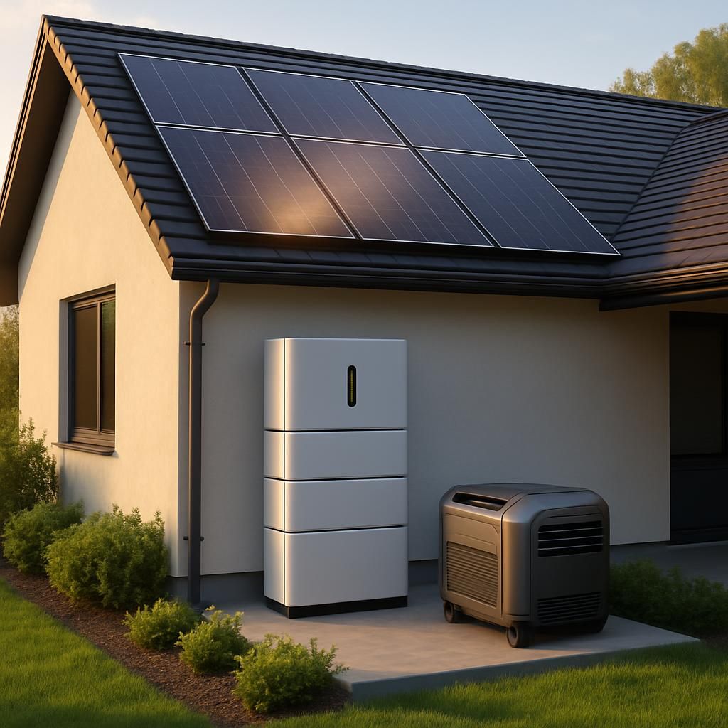 découvrez l'anker solix e10, une solution hybride innovante qui combine énergie solaire, stockage performant et générateur intégré pour une autonomie énergétique complète à domicile.