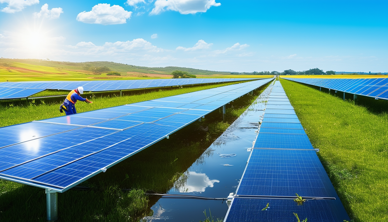 découvrez comment les états-unis, après l'inde, adoptent des panneaux solaires pour couvrir leurs canaux d'irrigation, une initiative innovante qui allie durabilité et efficacité énergétique tout en luttant contre l'évaporation de l'eau.