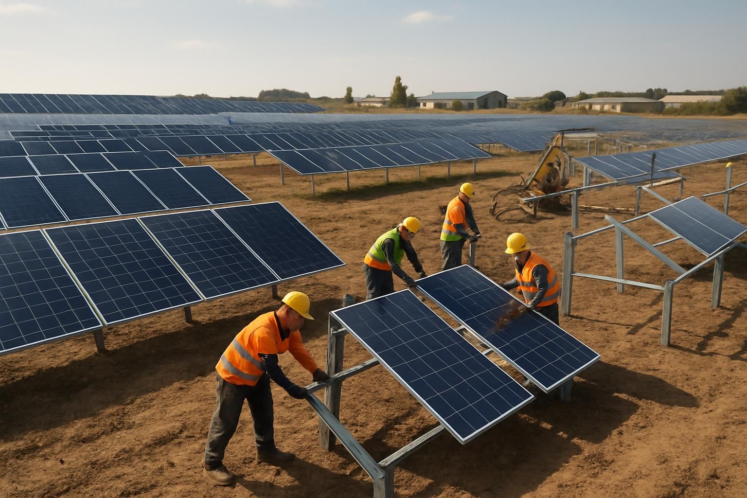 découvrez l'avancement progressif du projet de centrale solaire à aulnay, une initiative durable qui prend forme avec patience et détermination.