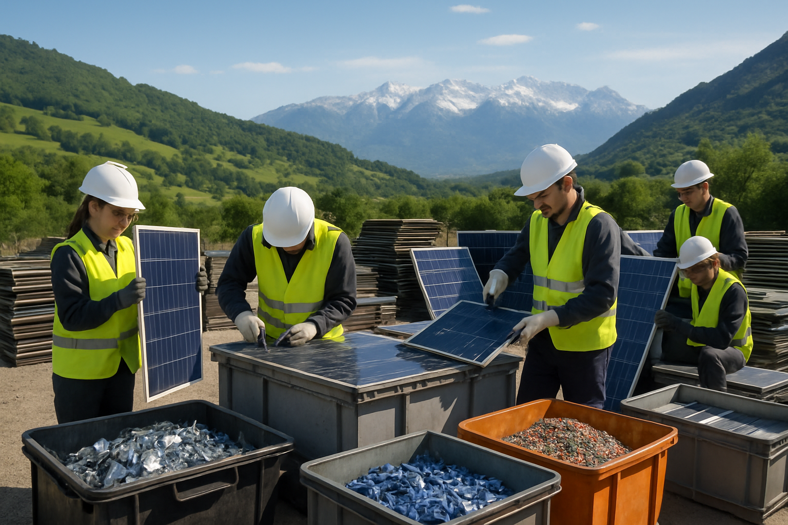 découvrez comment les panneaux solaires recyclés autour de grenoble transforment les déchets en une source précieuse de métaux rares, contribuant à l'économie circulaire et à la protection de l'environnement.