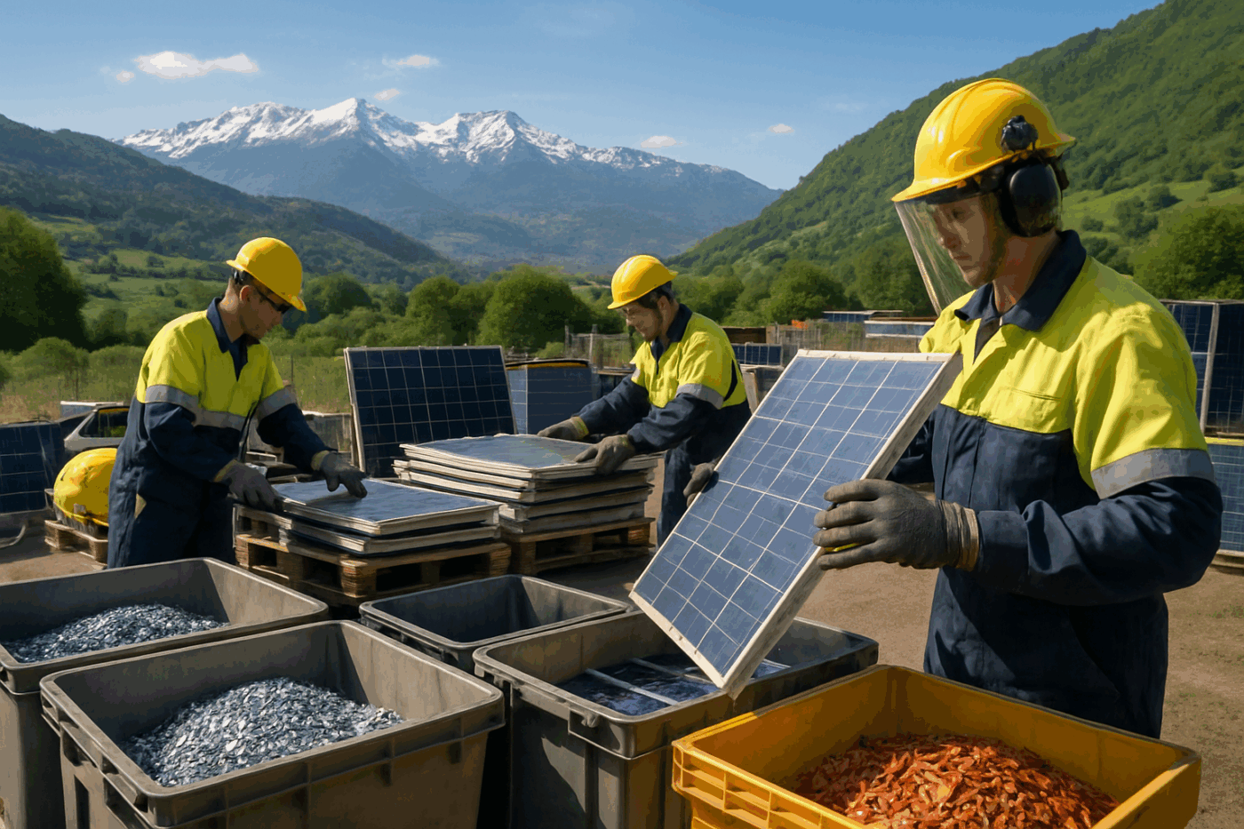 découvrez comment les panneaux solaires recyclés autour de grenoble permettent de récupérer des métaux rares essentiels, contribuant à une économie circulaire et durable.