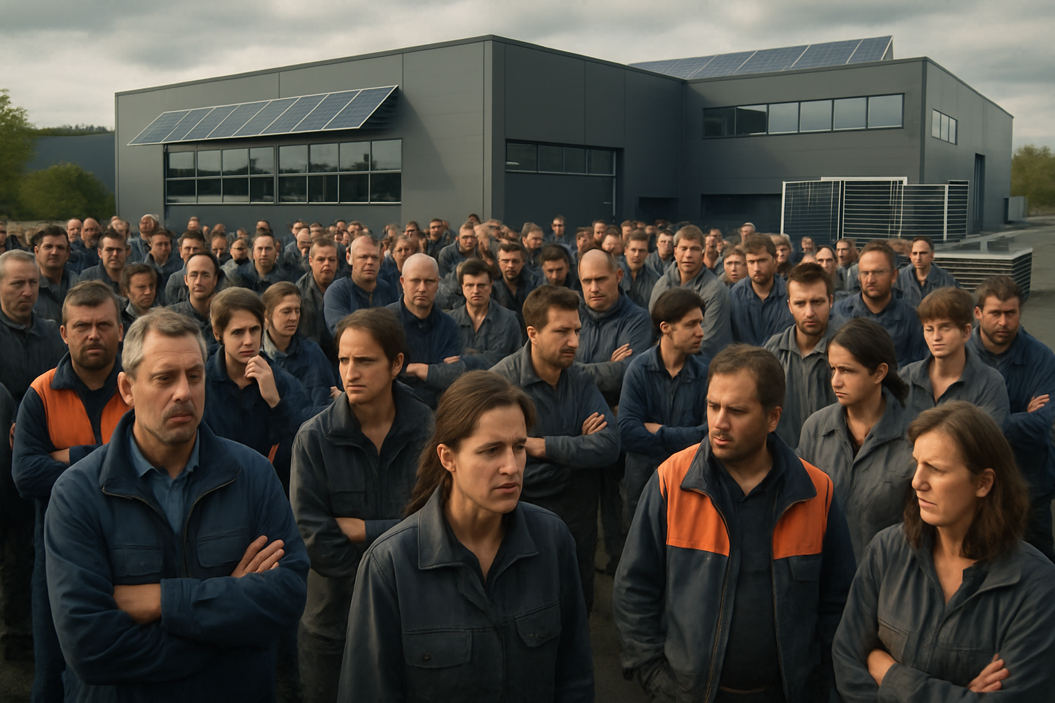 be green, entreprise spécialisée dans les panneaux photovoltaïques près de nantes, est en liquidation judiciaire, mettant en danger les emplois de ses 60 salariés face à un licenciement imminent.