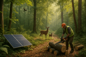 Biomasse forestière : l’importance souvent sous-estimée des forêts privées