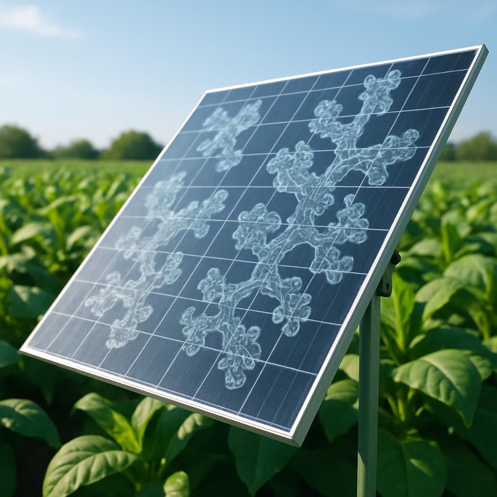 découvrez comment les protéines d'un virus courant du tabac peuvent améliorer l'efficacité des panneaux solaires, révolutionnant ainsi la production d'énergie propre et renouvelable.