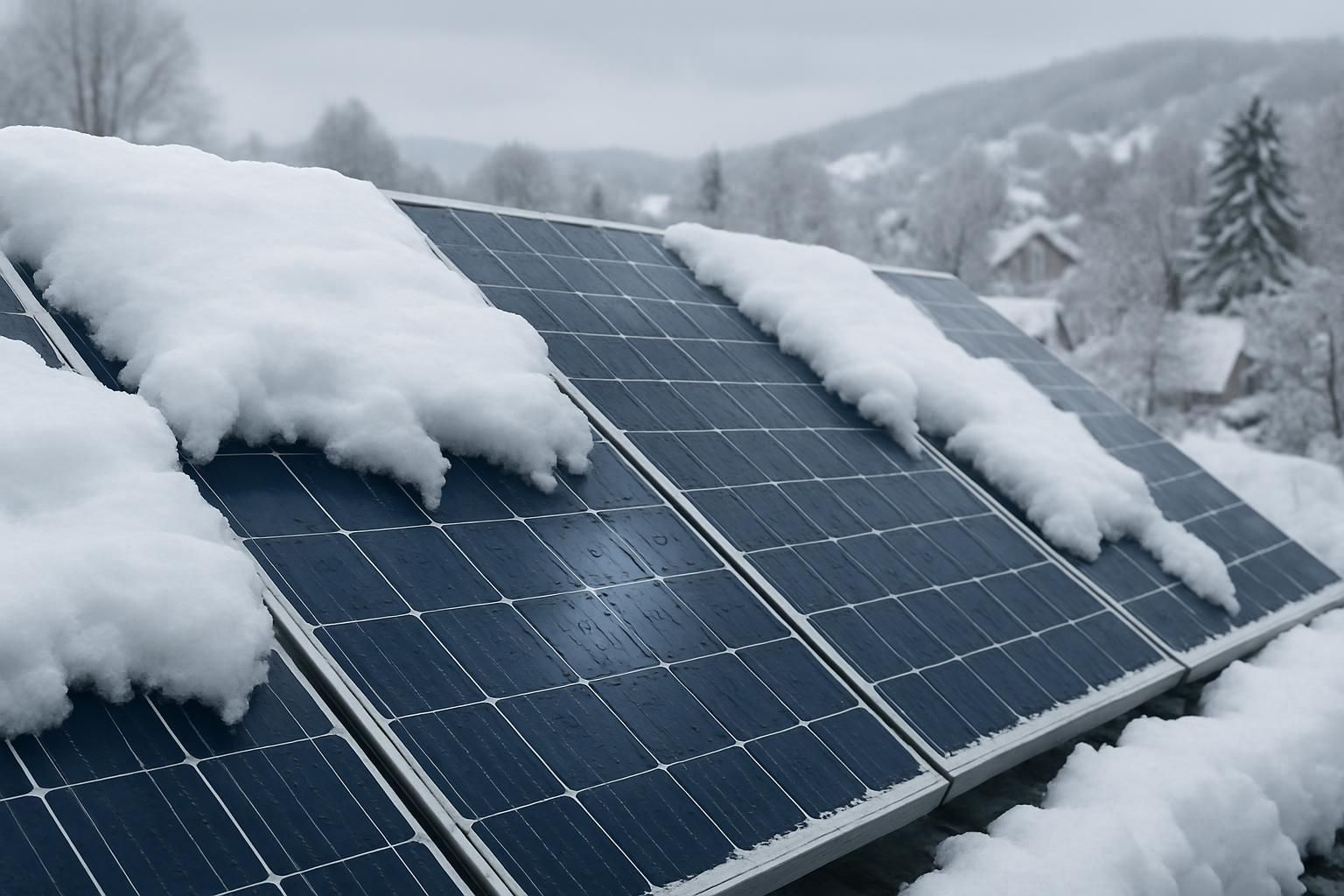 découvrez comment la neige influence la performance de vos panneaux solaires et apprenez à optimiser leur efficacité en hiver.