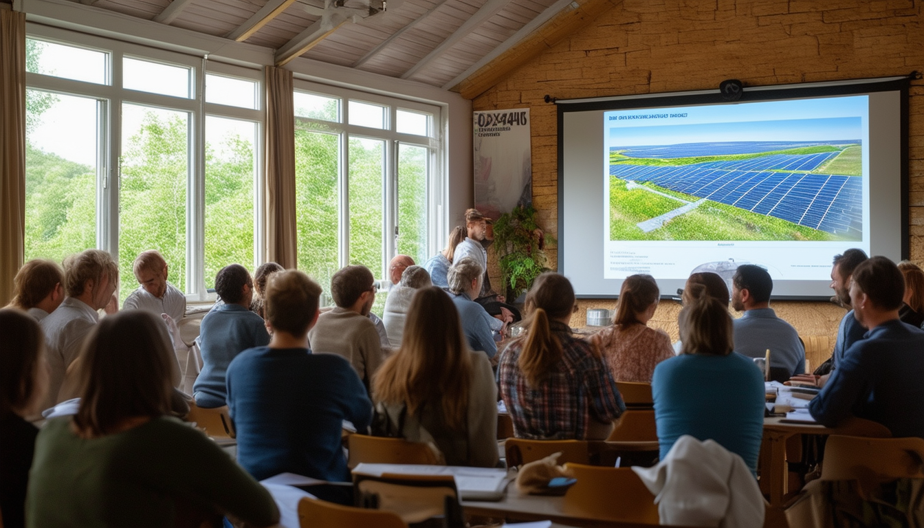 participez à une réunion publique à confolens le 14 janvier pour découvrir un projet novateur d'agrivoltaïsme. explorez comment l'alliance entre agriculture et énergie renouvelable peut transformer notre environnement.