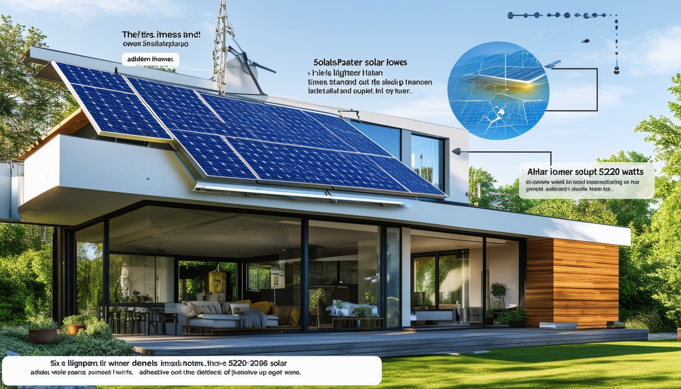 découvrez le panneau solaire innovant de 520 wc de créawatt : une solution six fois plus légère que les panneaux traditionnels, tout en étant facile à installer grâce à son design autocollant. optez pour une énergie renouvelable performante et pratique.