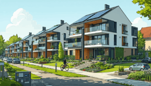 De nouveaux logements à Großburgwedel : Hannover Haus opte pour des panneaux solaires au lieu de tuiles