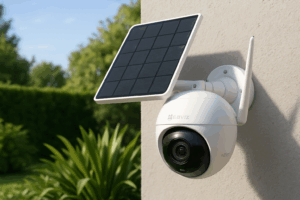 Découverte du test de la caméra de surveillance EZVIZ HB90 avec son panneau solaire de 8W