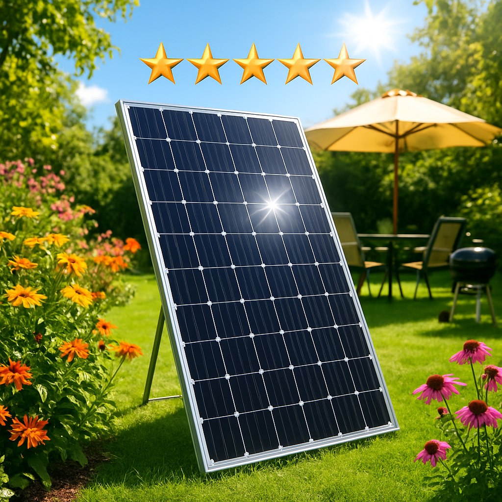 découvrez notre panneau solaire 5 étoiles à moins de 50 euros ! profitez d'une énergie renouvelable et économique cet été. ne manquez pas cette occasion d'optimiser votre consommation énergétique tout en faisant un geste pour la planète.