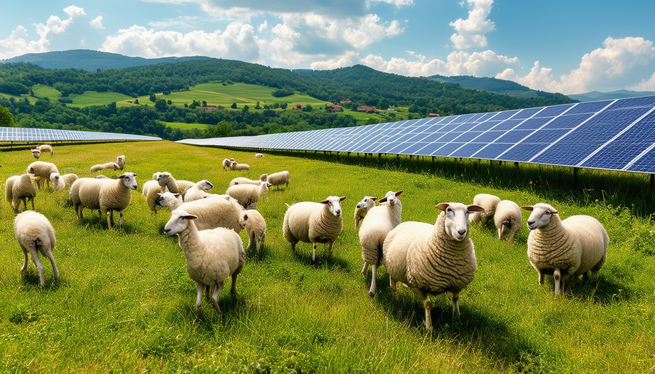 découvrez comment des brebis jouent un rôle clé dans le plus grand parc photovoltaïque d'occitanie, situé en lozère. explorez l'harmonie entre l'élevage et les énergies renouvelables dans cette initiative innovante et durable.