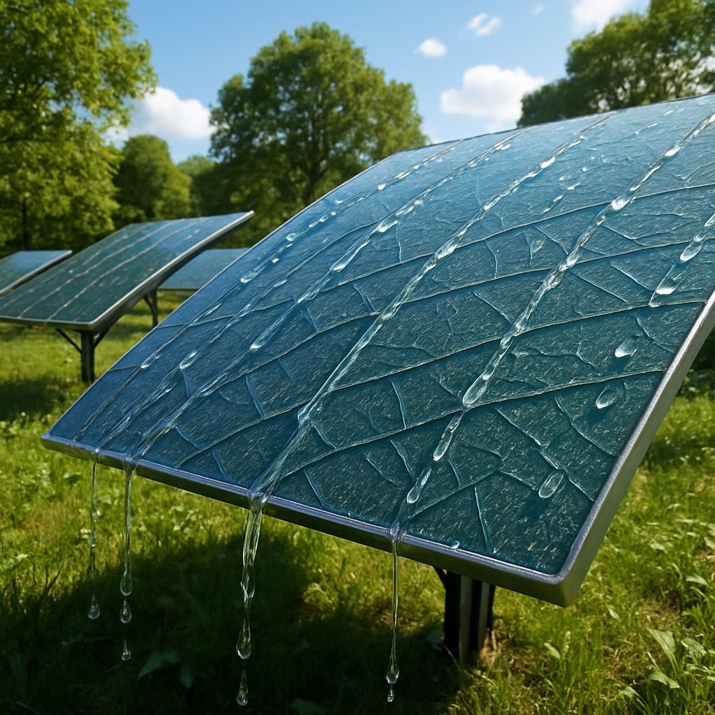 des chercheurs innovent avec des panneaux solaires auto-nettoyants inspirés des arbres, permettant une réduction des coûts de maintenance de 90 %, pour une énergie solaire plus efficace et durable.