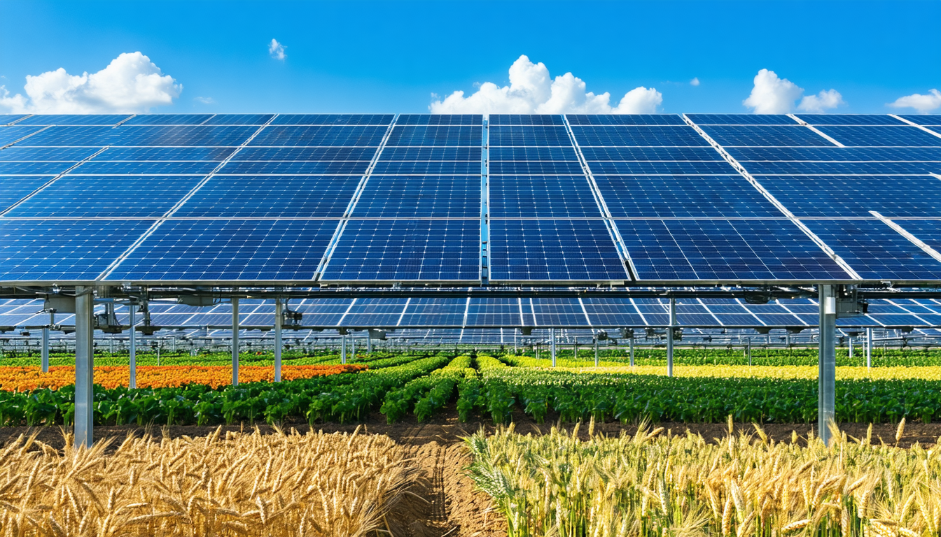 découvrez comment l'installation de panneaux solaires au-dessus des cultures révolutionne l'agriculture durable, en optimisant l'utilisation des terres, en fournissant une source d'énergie renouvelable et en protégeant les plantes contre les conditions climatiques extrêmes.