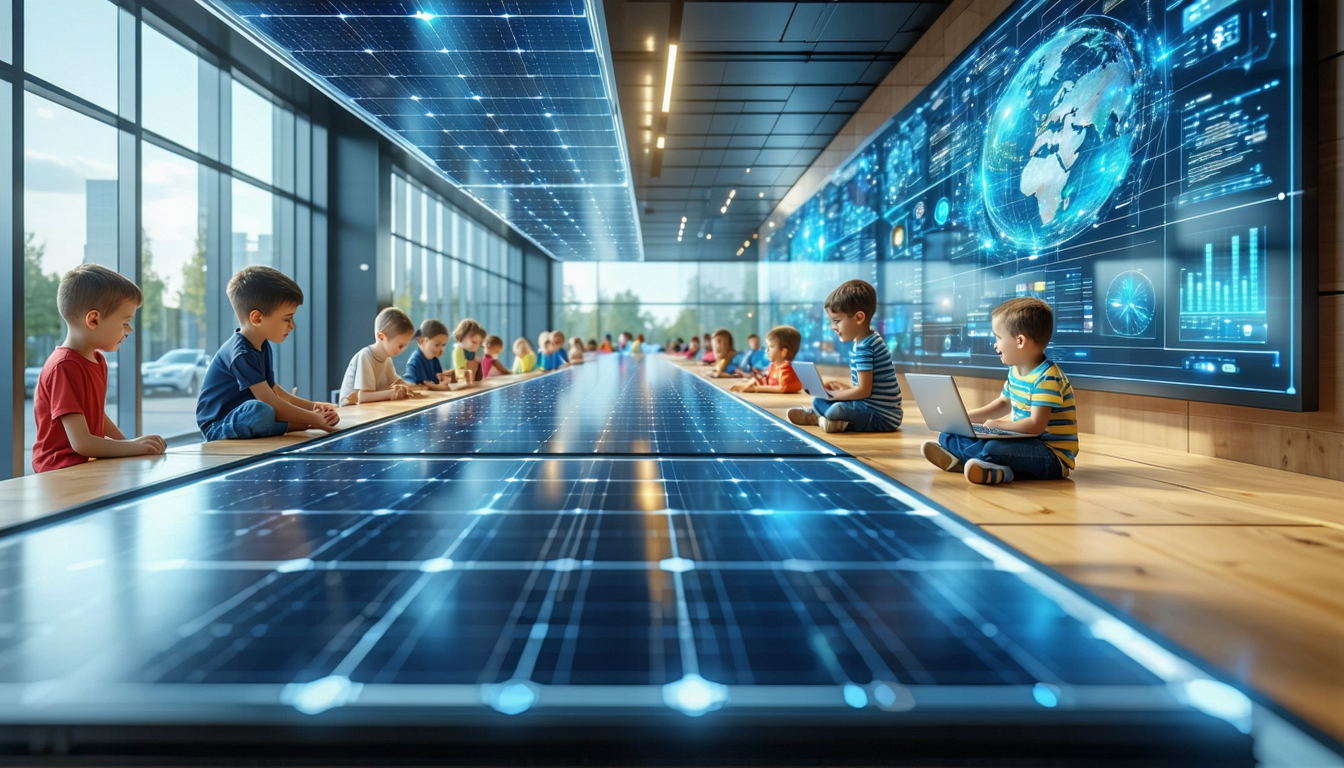 découvrez comment des panneaux solaires de pointe sont utilisés pour enrichir la formation des étudiants, leur offrant des compétences pratiques et innovantes dans le domaine des énergies renouvelables.