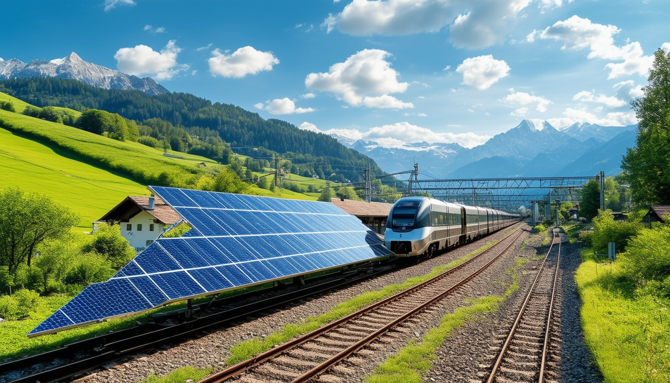 découvrez comment une start-up suisse révolutionne le secteur de l'énergie renouvelable avec ses panneaux solaires intégrés entre les rails. une innovation qui allie durabilité et efficacité, transformant les infrastructures ferroviaires en sources d'énergie durable.