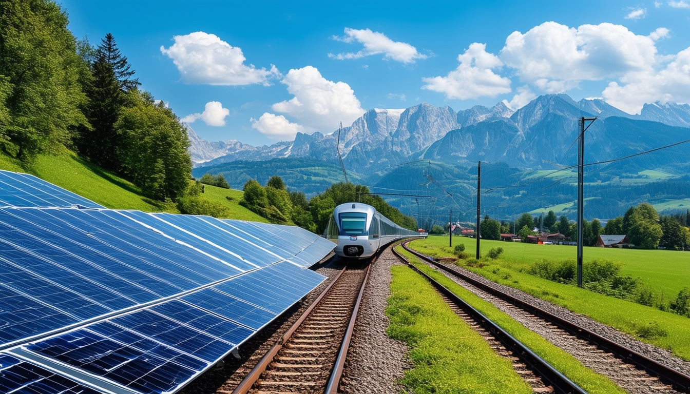 découvrez comment la suisse innove avec des panneaux solaires intégrés entre les rails de train. ces nouvelles solutions énergétiques s'apprêtent à être testées, alliant durabilité et transport ferroviaire pour un avenir plus vert.