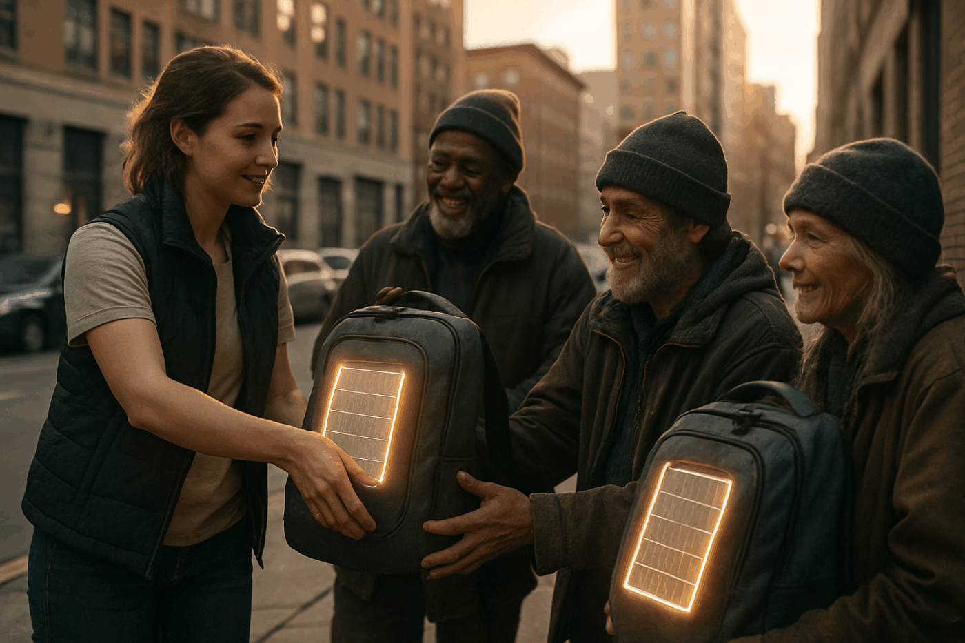 découvrez comment une association innovante utilise des sacs à dos solaires pour apporter lumière et espoir dans le quotidien des sans-abris, alliant technologie et solidarité.