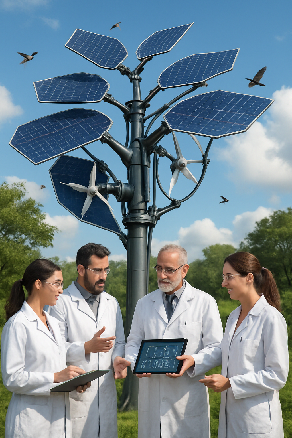 découvrez une innovation révolutionnaire dans le domaine des énergies renouvelables : des scientifiques dévoilent un arbre futuriste alliant énergie éolienne et solaire, équipé d'un système de suivi à deux axes pour maximiser la production énergétique. explorez comment cette technologie pourrait transformer notre vision de l'énergie durable.