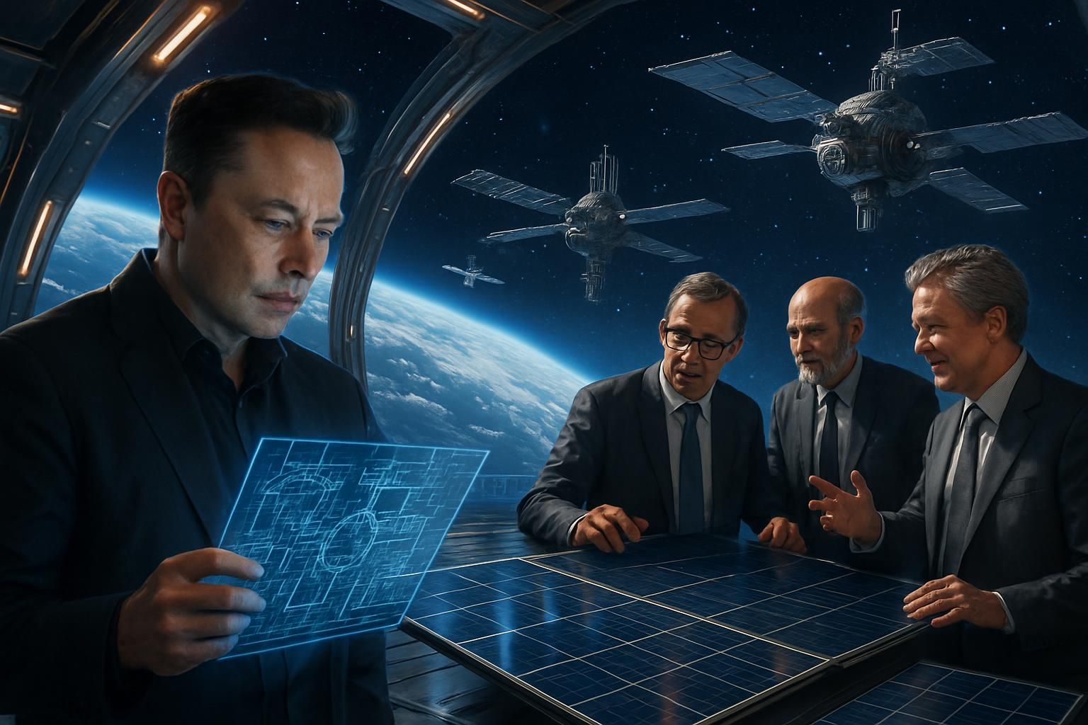 découvrez comment elon musk envisage un centre de calcul d'intelligence artificielle en orbite, tandis que les leaders du photovoltaïque annoncent une augmentation spectaculaire de la production électrique dans l'espace, transformant ainsi l'énergie renouvelable et le futur technologique.