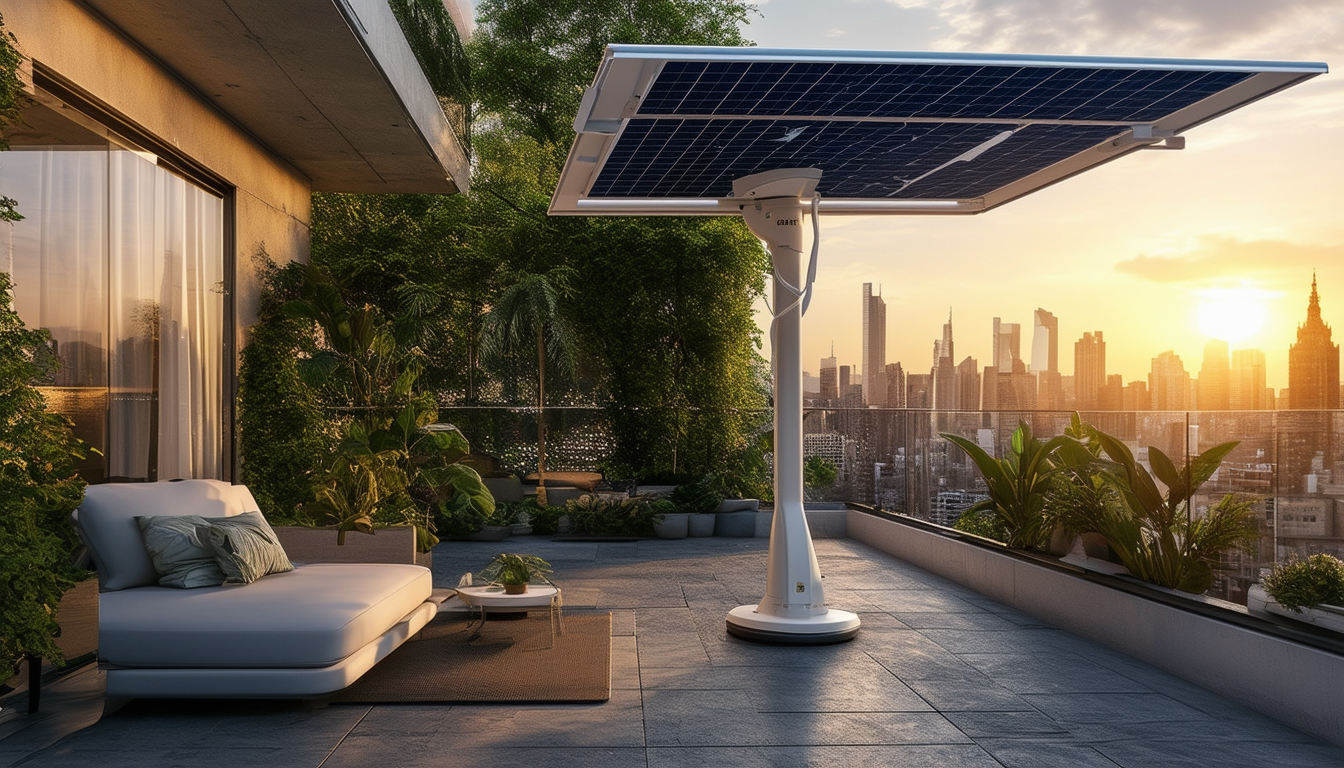 découvrez le nouveau tracker solaire à axe unique d'ecoflow, conçu pour maximiser l'efficacité des panneaux solaires de balcon avec un ajustement d'angle de 10 à 85°. optimisez la production d'énergie et profitez pleinement de votre installation solaire grâce à cette innovation écologique.