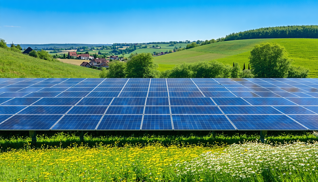 en juin, le solaire a été la première source d’électricité en europe, selon une étude, battant des records de production et confirmant l’essor de la transition.