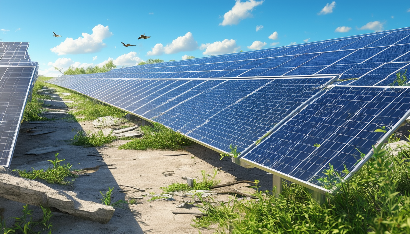 découvrez comment un site abandonné près de la déchèterie de vallon-en-sully se transforme en un nouveau parc photovoltaïque, contribuant à la transition énergétique et à la durabilité. une initiative innovante qui valorise des espaces inutilisés pour produire de l'énergie solaire propre et renouvelable.