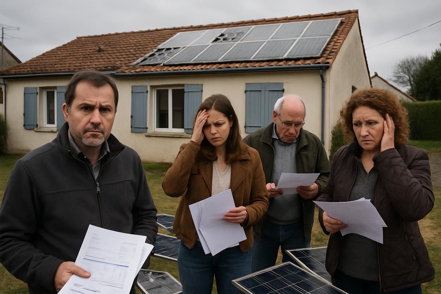 escroquerie aux panneaux solaires dans les deux-sèvres et l’indre-et-loire : des acheteurs se retrouvent victimes après la faillite de leur installateur.
