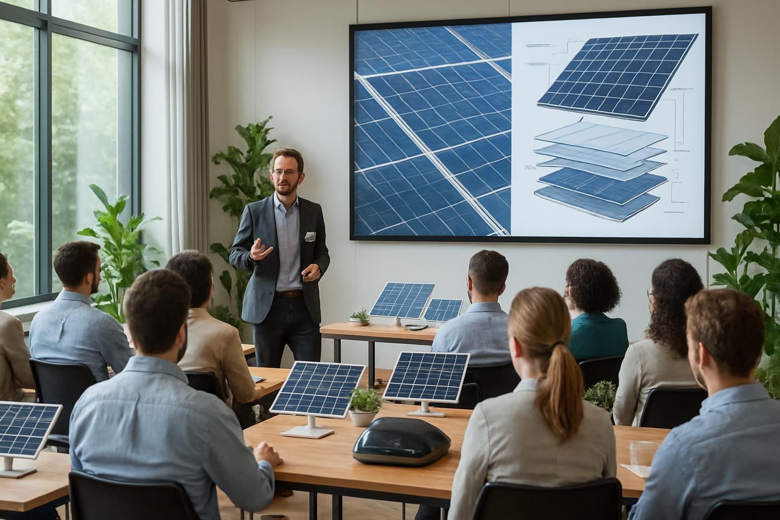 participez à notre conférence dédiée à l'énergie photovoltaïque et découvrez les dernières innovations et tendances dans le secteur de l'énergie solaire.