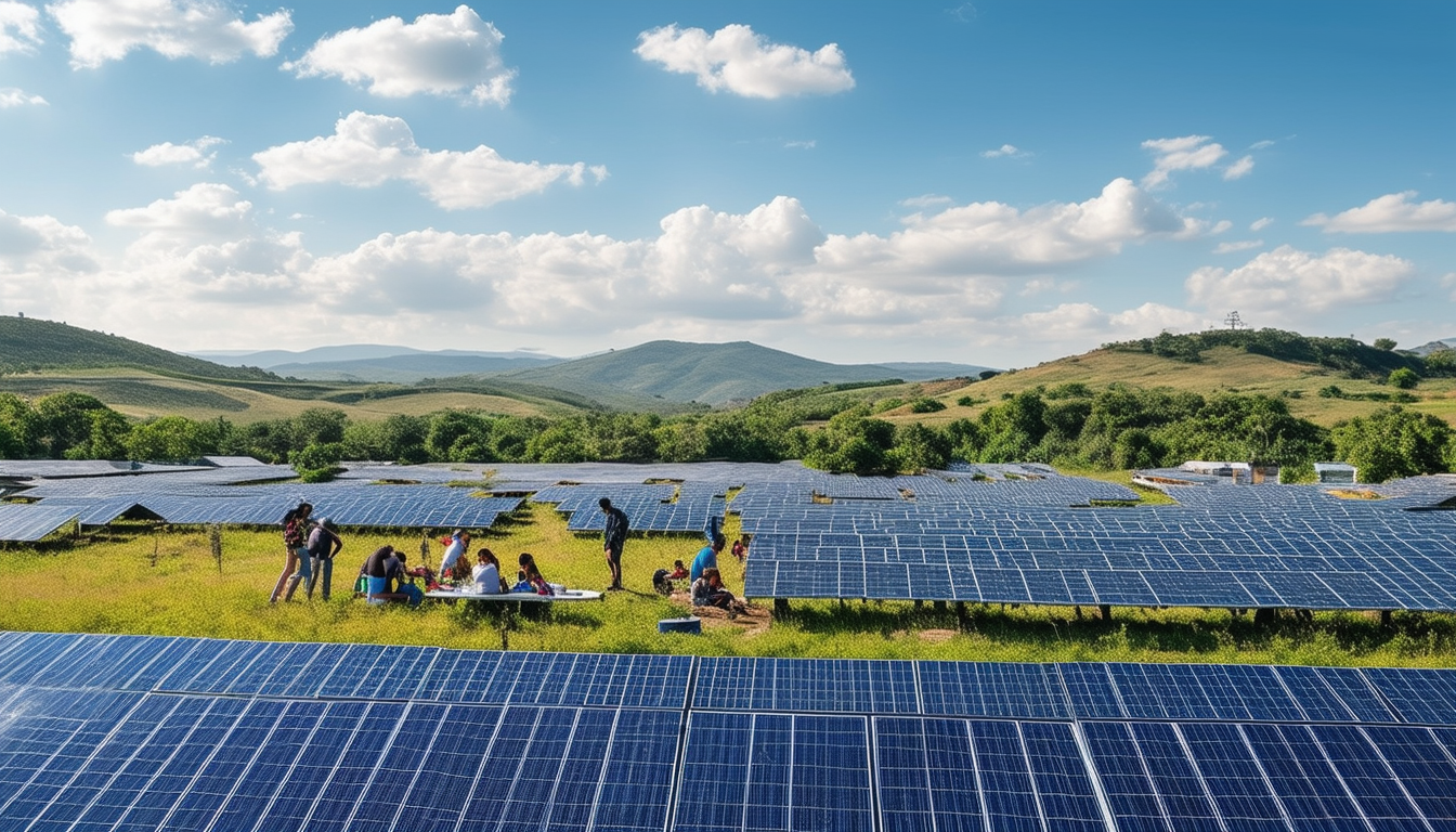 découvrez le parc photovoltaïque de noé, une initiative emblématique dédiée à l'énergie solaire. apprenez comment ce site contribue à la transition énergétique et profitez d'une immersion dans les technologies vertes.