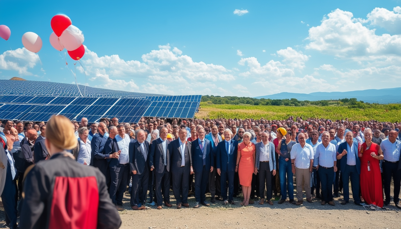 découvrez l'inauguration de la centrale photovoltaïque de francescas, un pas important vers l'autonomie énergétique. rejoignez-nous pour célébrer cette initiative innovante qui valorise les énergies renouvelables et contribue à un avenir durable.