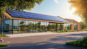 L’école Jules-Ferry à Genlis se distingue par son engagement en faveur de l’énergie renouvelable grâce à l’installation de panneaux solaires photovoltaïques. Mise en service depuis l’été 2021, cette centrale utilisateur une surface de 395m2 sur le toit de l’établissement, permettant […]
