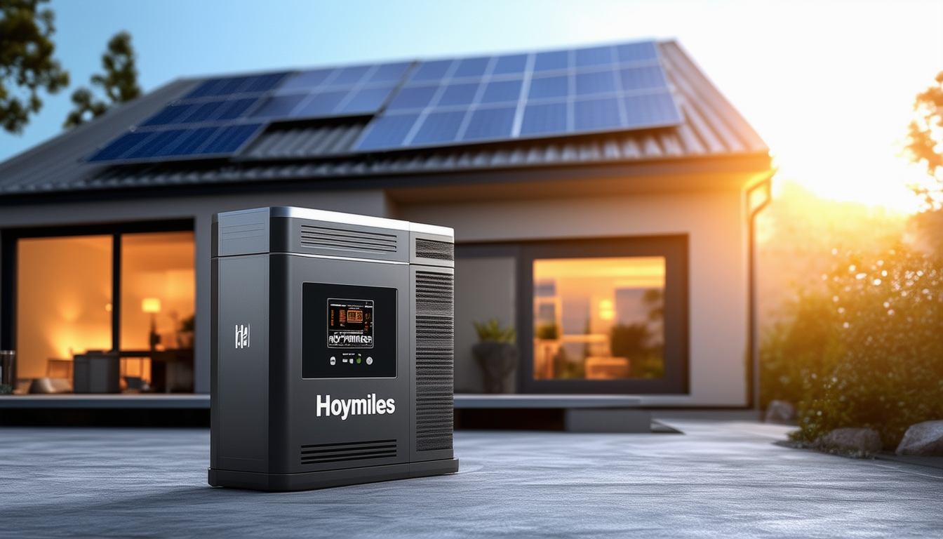 découvrez la nouvelle batterie résidentielle innovante lifepo4 de hoymiles, spécialement conçue pour optimiser l'efficacité des systèmes photovoltaïques. profitez d'une solution compacte et durable pour stocker votre énergie solaire tout en réduisant votre empreinte carbone.