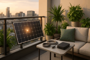 IKEA dévoile un kit accessoire avec panneau solaire de balcon plug and play à moins de 450 €