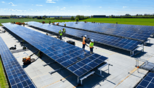 Installation de 4.590 collecteurs solaires à Stadthagen