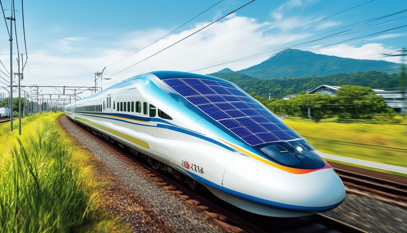 découvrez comment jr tokai innove en expérimentant des panneaux solaires sur les murs antibruit des shinkansen, alliant durabilité et efficacité énergétique pour un avenir ferroviaire plus vert.
