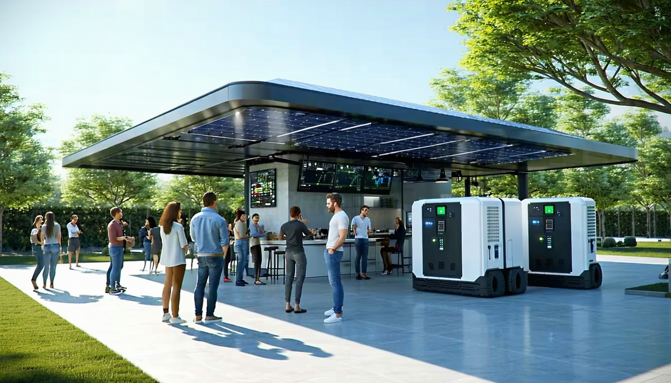 découvrez le nouveau pavillon solaire de jackery alliant protection et production d'électricité pour un habitat durable et autonome.