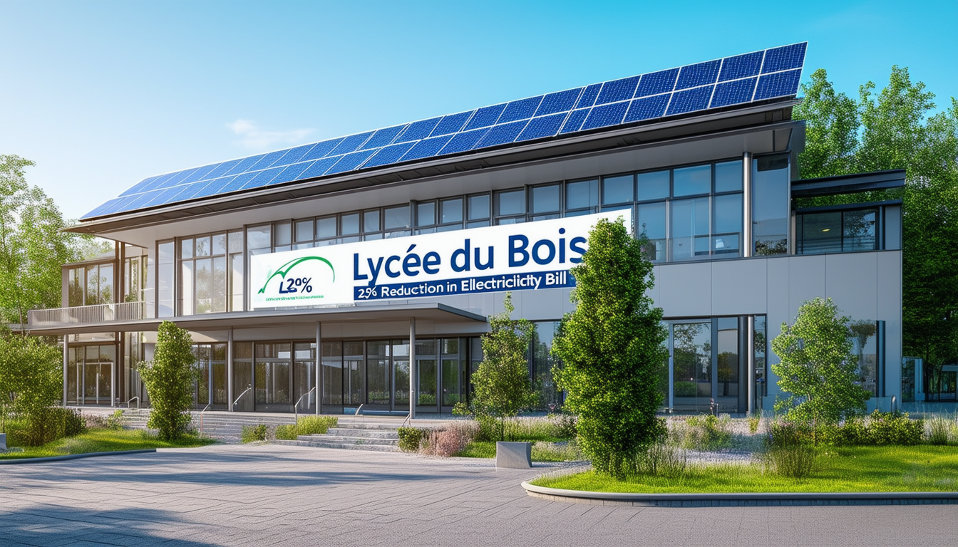 découvrez comment le lycée du bois, situé dans le jura, réduit sa facture d'électricité de 25% grâce à l'adoption de l'énergie solaire. une initiative écoresponsable qui allie économies et durabilité.