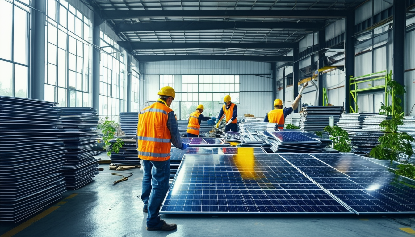 découvrez comment la chine prévoit de générer 68 milliards d'euros par an grâce à une innovation majeure dans le recyclage des métaux précieux issus des panneaux solaires, renforçant ainsi son leadership dans le secteur des énergies renouvelables.