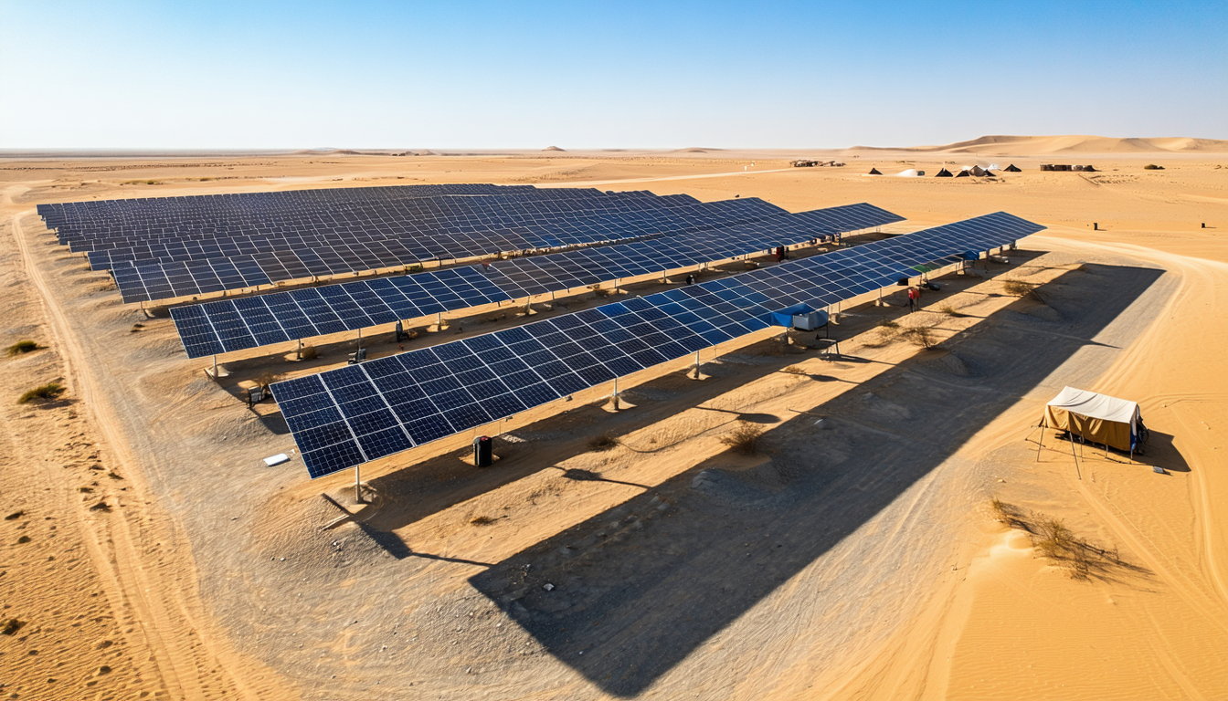la france investit 39 millions d'euros pour financer dix centrales solaires pionnières en mauritanie, renforçant ainsi la transition énergétique et la coopération internationale.