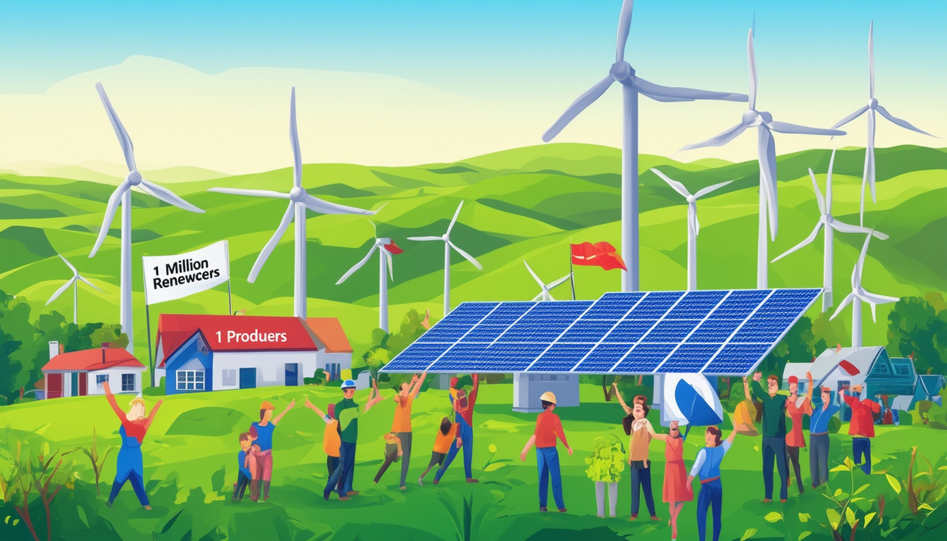 découvrez comment la france franchit une nouvelle étape dans la transition énergétique, avec plus d'un million de producteurs d'énergie renouvelable contribuant à un avenir durable et respectueux de l'environnement.