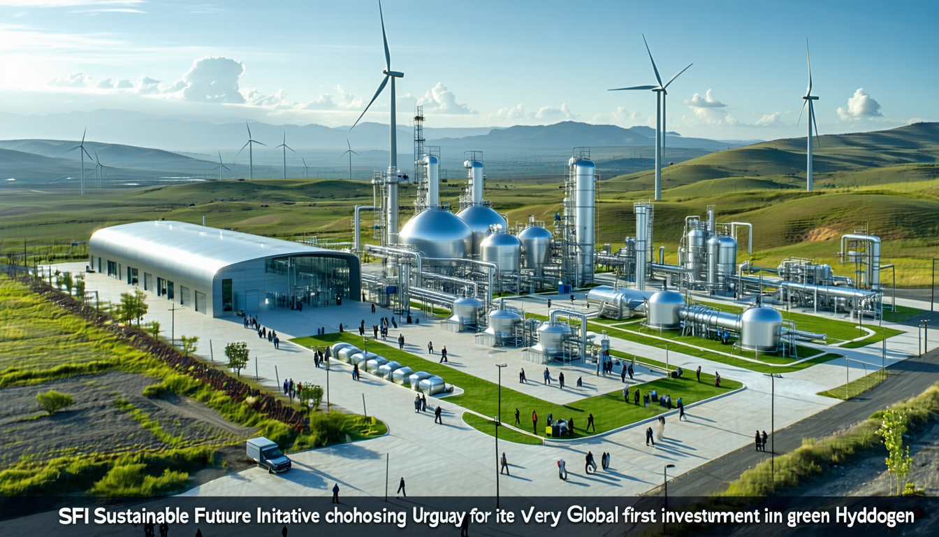 la sfi réalise son premier investissement mondial dans l'hydrogène vert en choisissant l'uruguay, renforçant ainsi son engagement envers les énergies propres et durables.