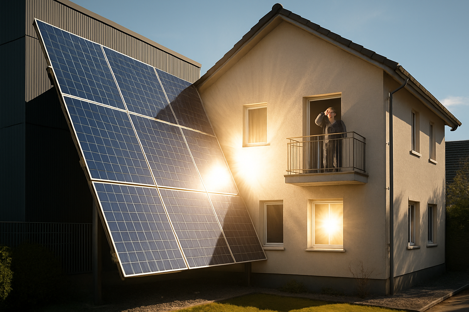 découvrez comment la lumière réfléchie par le panneau solaire géant du voisin transforme leur quotidien en un véritable cauchemar, entre gêne et incompréhension : « quel spectacle désagréable ! »