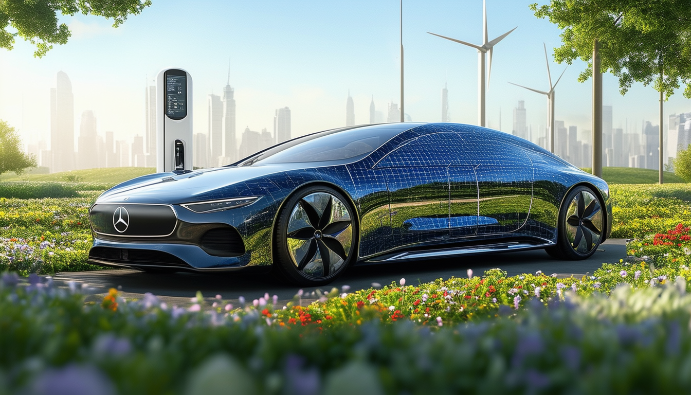 découvrez comment la peinture solaire innovante de mercedes transforme l'autonomie des véhicules électriques, en intégrant la technologie solaire pour recharger vos trajets et réduire l'impact environnemental. un pas vers un futur énergétique durable.