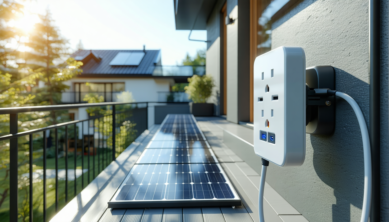 découvrez comment la prise schuko transforme les systèmes solaires de balcon en offrant une connexion sécurisée et pratique pour une énergie propre et efficace.