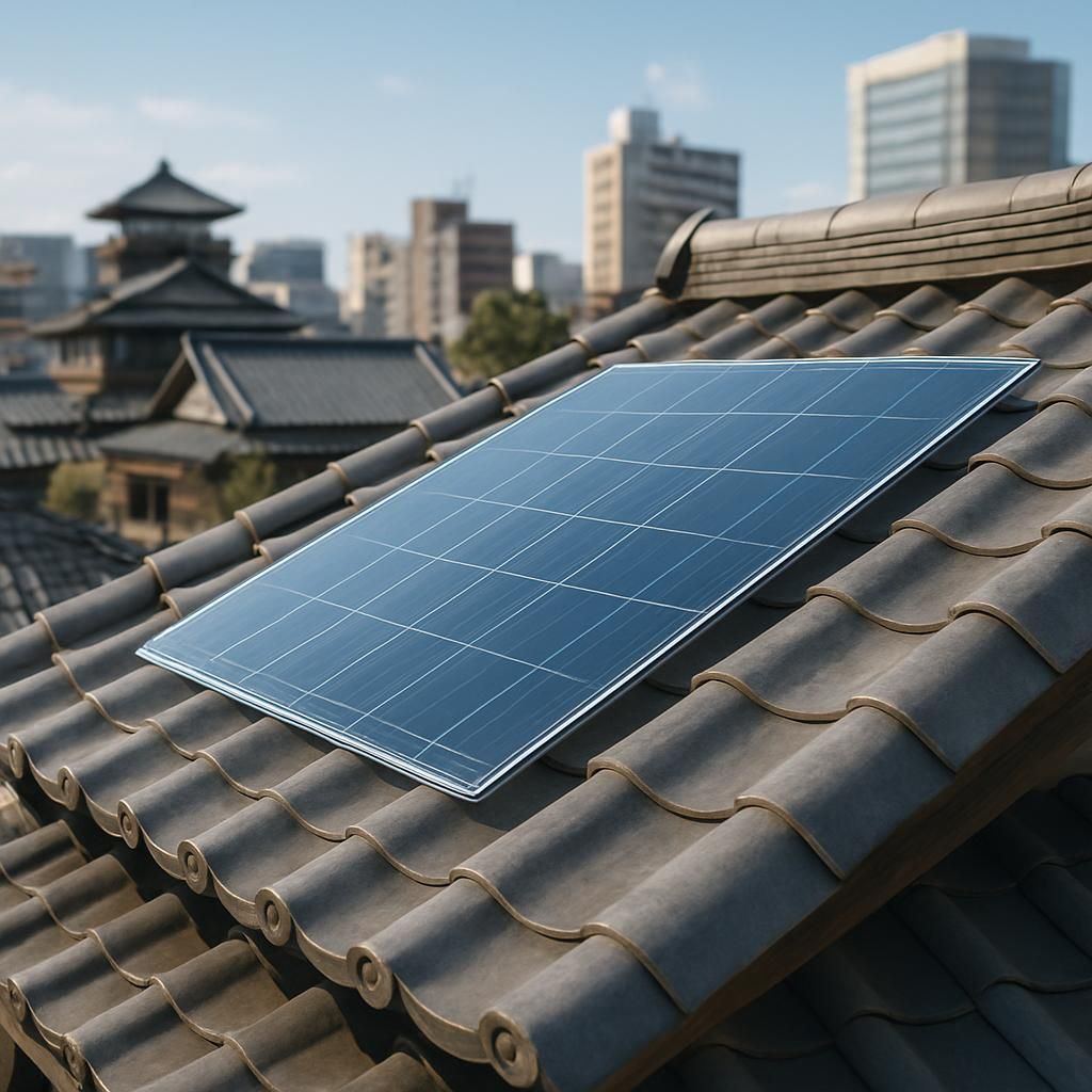 découvrez le nouveau panneau solaire ultra-léger du japon, spécialement conçu pour être installé sur des toits à faible capacité de charge, alliant innovation et efficacité énergétique.