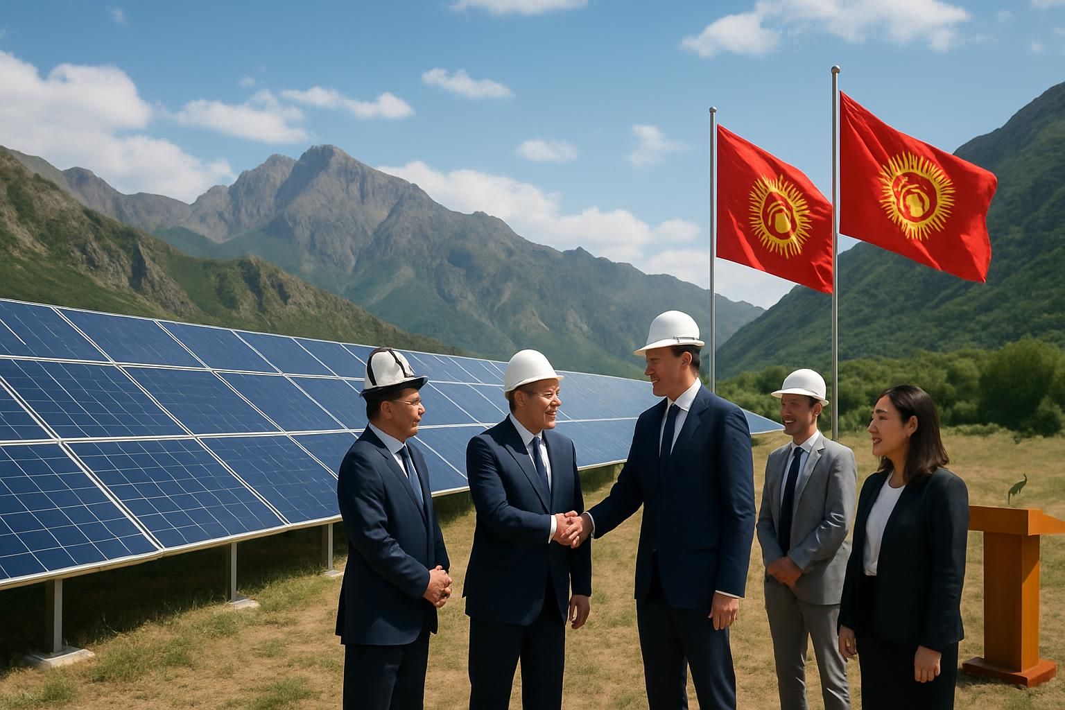 découvrez l'inauguration historique de la toute première centrale solaire du kirghizistan, une étape majeure vers l'énergie renouvelable et un avenir durable.